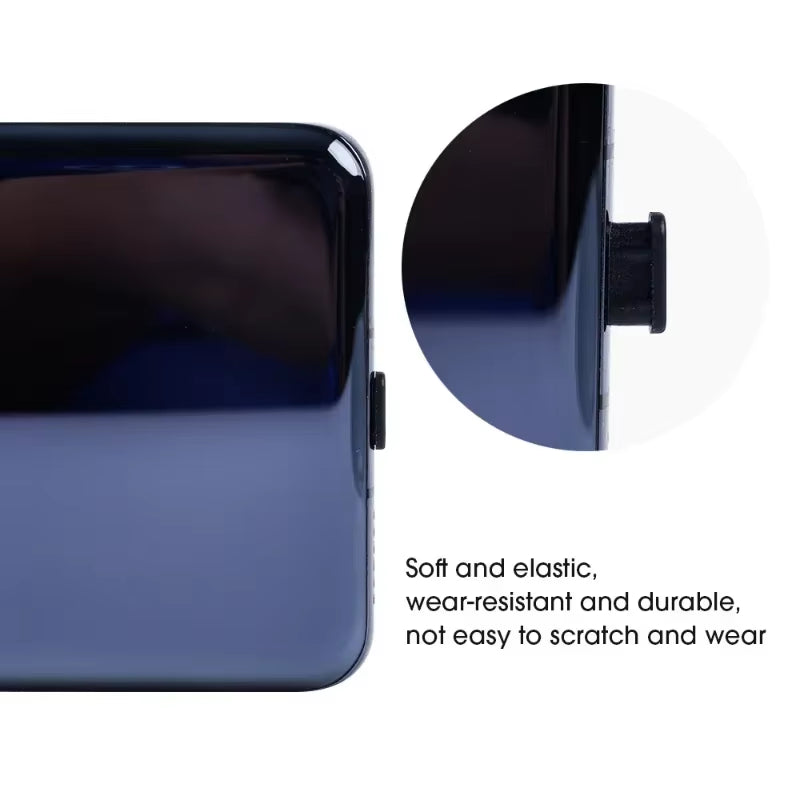 Silicone Dust Plugs Type C Charging Port Protector Stopper Cap Cover for Iphone 15 Pro Max 15 plus Samsung Xiaomi Anti-Dust Plug